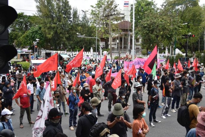 Lanner รายงานสถานการณ์การชุมนุม ​ #ต่อต้านร่างกฎหมายการรวมกลุ่มของประชาชน วันที่ 24 พฤษภาคม ช่วงบ่าย​